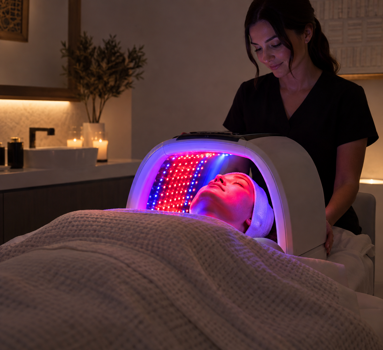 LED light therapy treatment